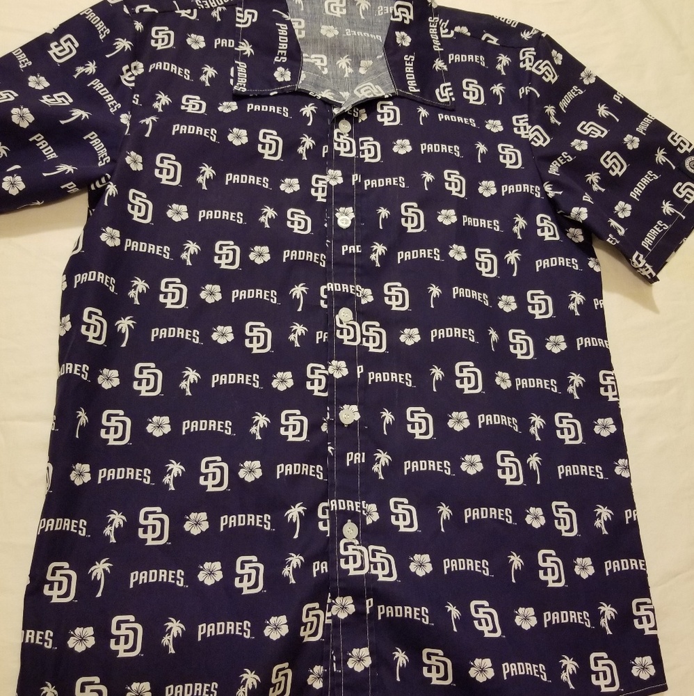 SOLD! San Diego Padres Blue Hawaiian Shirt SGA